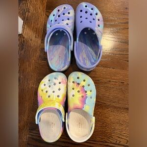 Tie Dye Crocs